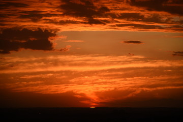 Sunset amazing at Brazil