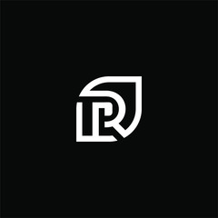 Letter R / initial R abstract icon vector logo design template