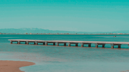 Trabucador Beach in Spain,Catalonia 