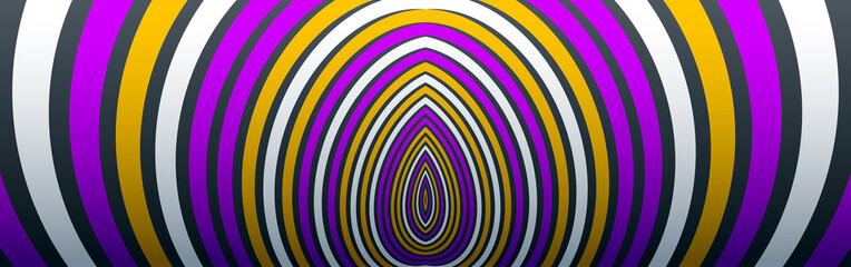 3D abstract lines in perspective vector background, modern trendy design element, cool style layout for ads posters banners and covers, retro template.