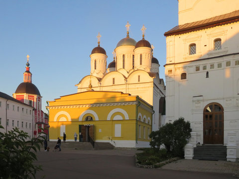 Ancient monastery of Svyato-Pafnutiev Borovsky monastery is situated a hundred kilometers from Moscow . The monastery was founded in the middle of the XV century by the monk Paphnutius Borovsky. 