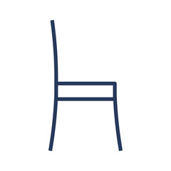 Simple line chair icon. Furniture line icon.