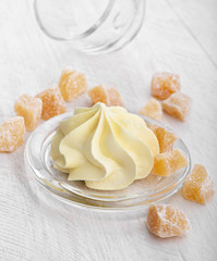 ginger candied fruit dessert