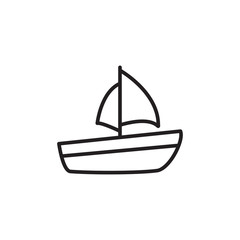 Ship icon vector design template