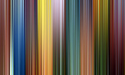 Obraz premium Beams of light falling vertically from the top