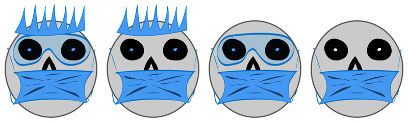 set of masks covid-19