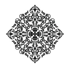 Oriental vector damask patterns for greeting cards and wedding invitations.