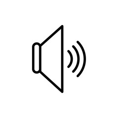 speaker icon vector deign template