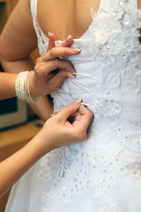 Obraz na płótnie Canvas Wedding preparations for the bride and groom