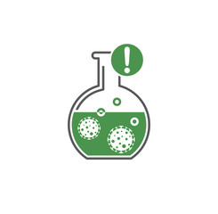 Coronavirus related icon on background for graphic and web design. Creative illustration concept symbol for web or mobile app