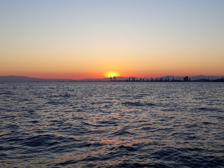 The sea in Thessaloniki