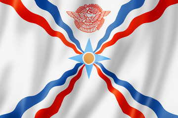Assyrians ethnic flag