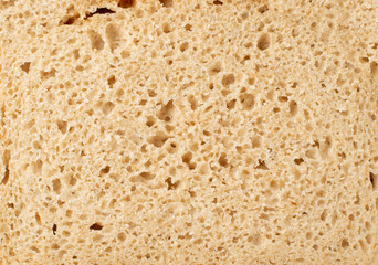 Traditional Homemade Sliced Bread Texture Background Top View