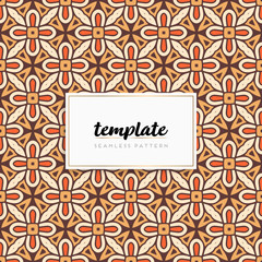 Colorful mandala seamless pattern vector