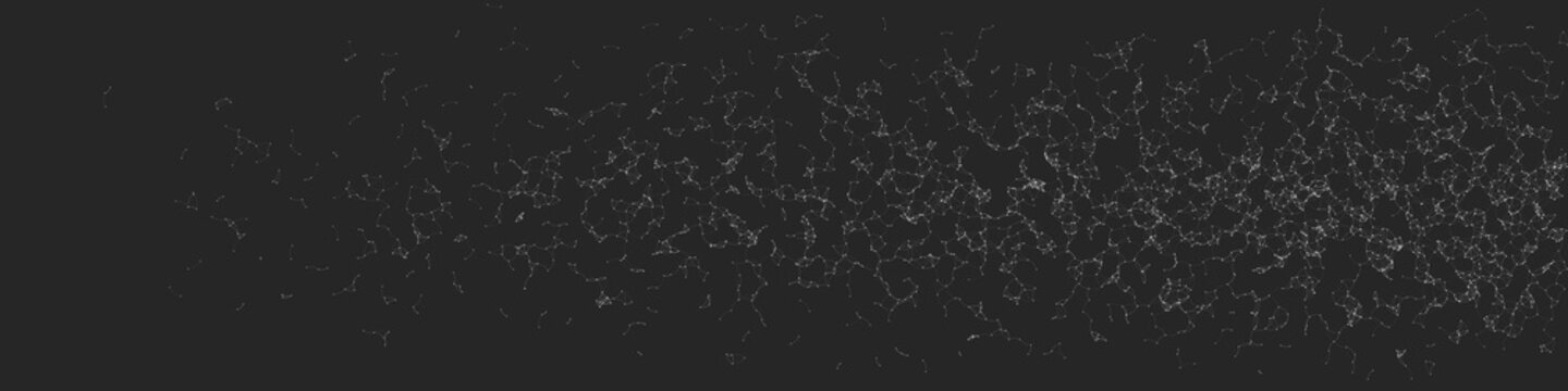 Network Mesh Random Procedural Art background illustration
