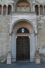 Fototapeta na wymiar Parma, Italy, door of Duomo