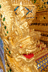 Detail of decorative work - Wat Pho Temple Complex