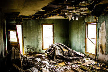 abandoned house