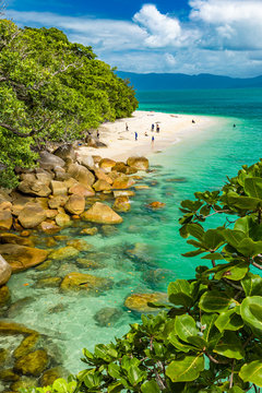 Nudey Beach on Fitzroy Island, Cairns, Queensland, Australia, Great Barrier Reef