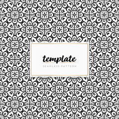 Colorful mandala seamless pattern vector