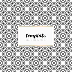 Colorful mandala seamless pattern vector