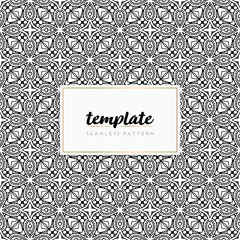 Colorful mandala seamless pattern vector