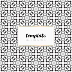 Colorful mandala seamless pattern vector