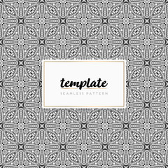 Colorful mandala seamless pattern vector