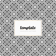 Colorful mandala seamless pattern vector