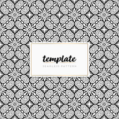 Colorful mandala seamless pattern vector