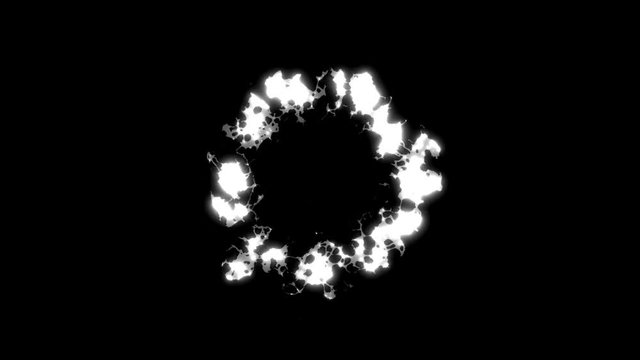 Flash Fx Comic Dynamic Action Patterns/ 4k animation of a comic cartoon 2d energy effect with posterized electric shape patterns