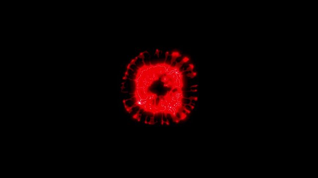 Flash Fx Comic Dynamic Action Patterns/ 4k animation of a comic cartoon 2d energy effect with posterized electric shape patterns