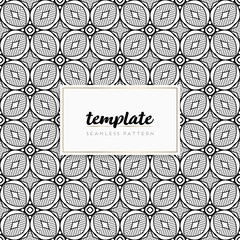 Colorful mandala seamless pattern vector