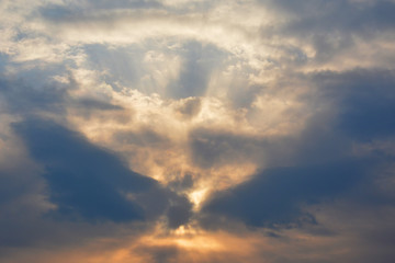 Obraz premium morning sky over Minsk, Victory Square, Belarus