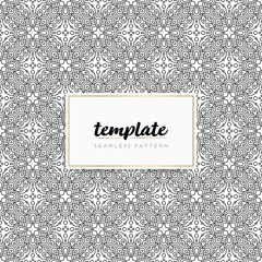 Colorful mandala seamless pattern vector