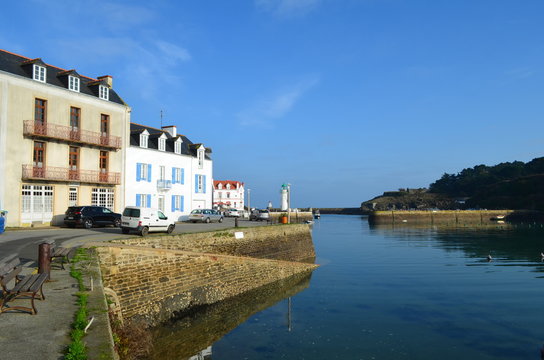  Le port de Sauzon à Belle-Île-en-Mer (Morbihan - Bretagne - France)