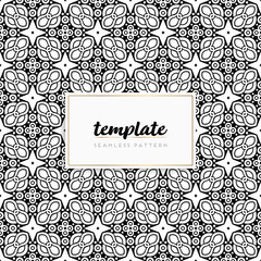 Colorful mandala seamless pattern vector