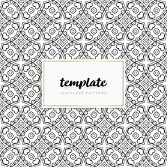 Colorful mandala seamless pattern vector