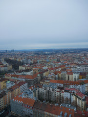 Aerial view of Prague
