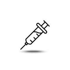 thin line icons for Syringe,vector illustrations