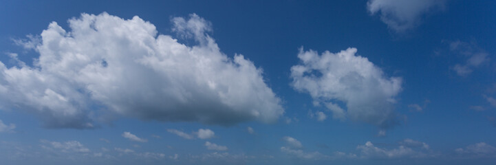 blue sky with clouds