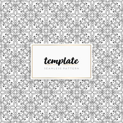 Colorful mandala seamless pattern vector