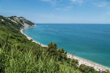 Mezzavalle Beach in Ancona (Adriatic Sea)