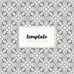 Colorful mandala seamless pattern vector