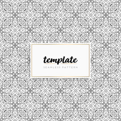 Colorful mandala seamless pattern vector