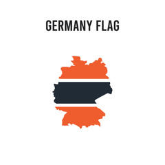 Obraz premium Germany flag vector icon on white background. Red and black colored Germany flag icon. Simple element illustration sign symbol EPS