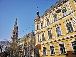 Obraz premium Graz Altstadt und Sehenswürdigkeiten