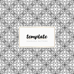 Colorful mandala seamless pattern vector