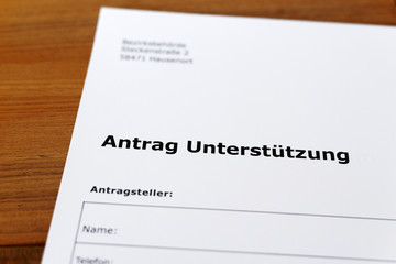 Antrag Unterstützung