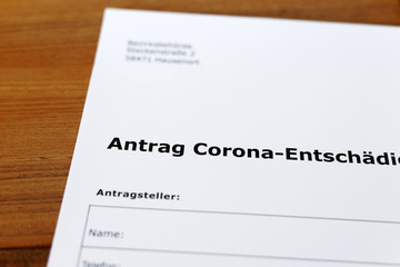 Antrag Corona-Entschädigung